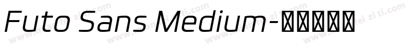 Futo Sans Medium字体转换